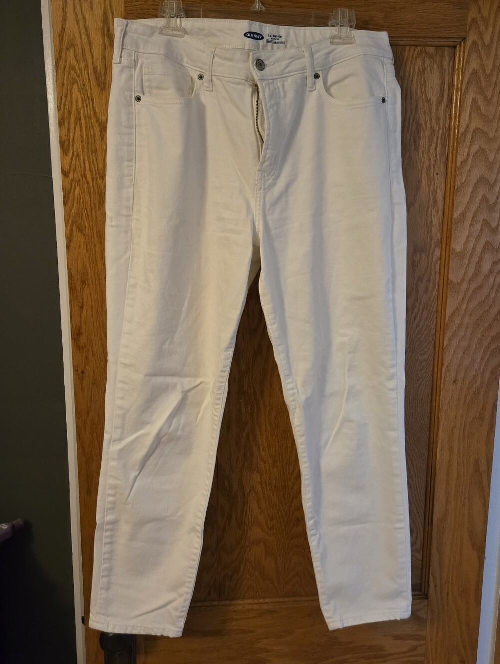 Old Navy Women's White Jeans Sz 14
